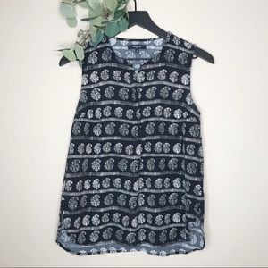 Madewell Navy Blue Sleeveless Top Size S
